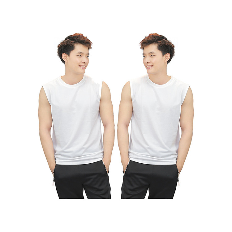 Bộ 2 áo thun body ba lỗ nam