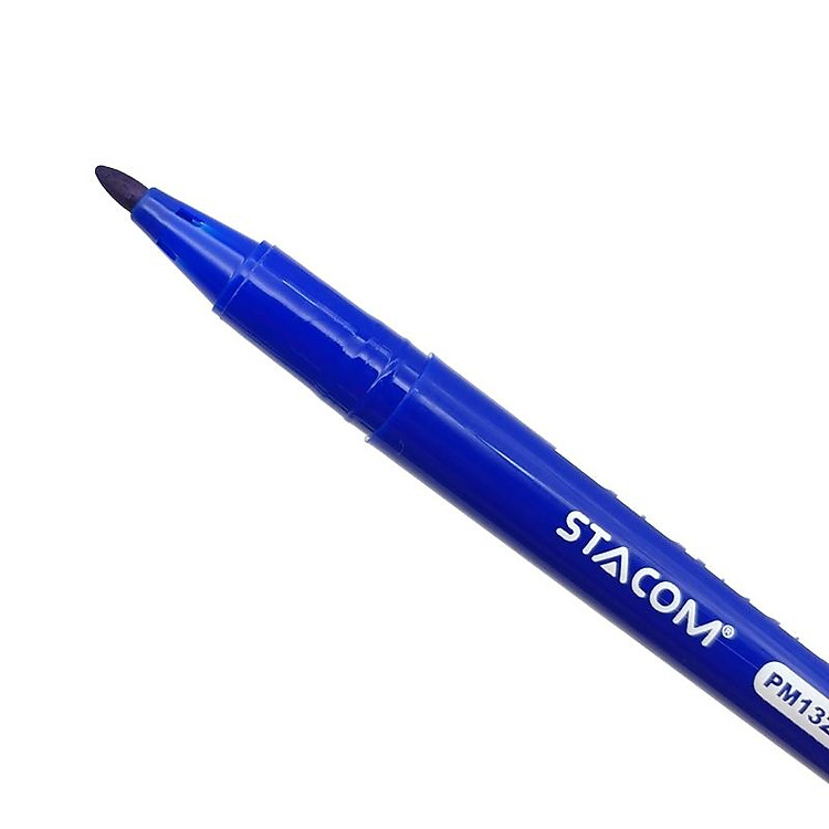 Bút Lông Dầu 2 Đầu Stacom PM132T-C (Màu Xanh Dương) - Ảnh 6