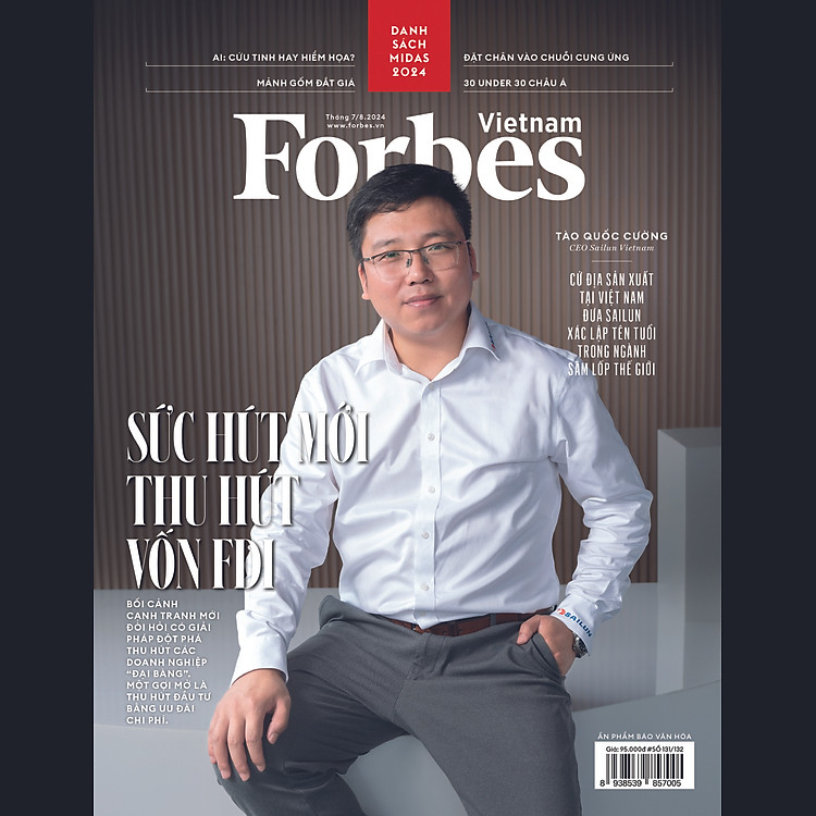 SỨC HÚT MỚI THU HÚT VỐN FDI – Tạp chí Forbes Việt Nam số 131/132 (Tháng 7/8.2024)
