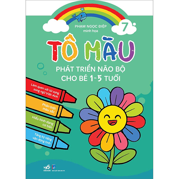 Bộ 10 Cuốn Tô Màu Phát Triển Não Bộ Cho Bé 1-5 Tuổi - Ảnh 6