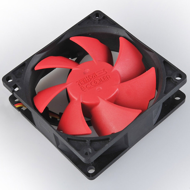 Quạt Tản Nhiệt Máy Tính PCCOOLER F-85 - Đỏ Đen (8cm)