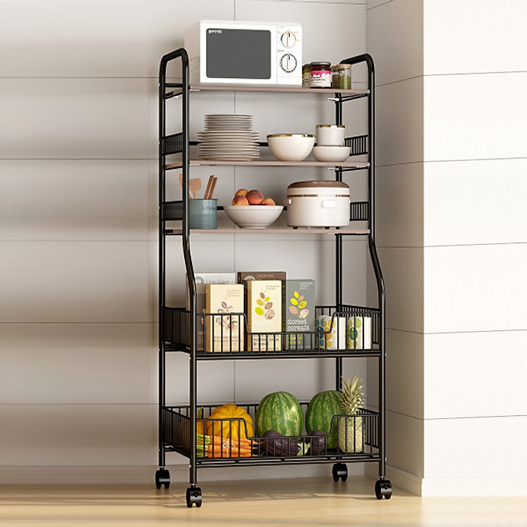 Kệ Để Đồ Đa Năng 4 Tầng Cao Cấp Rất Chắc Chắn Dùng Để Đựng Đồ Nhà Bếp Hoặc Làm Giá Để Đồ Nhà Tắm Giao Màu Ngẫu Nhiên