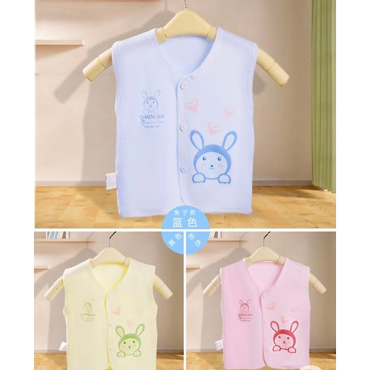 Áo gile nỉ cotton cho bé hàng Quảng Châu