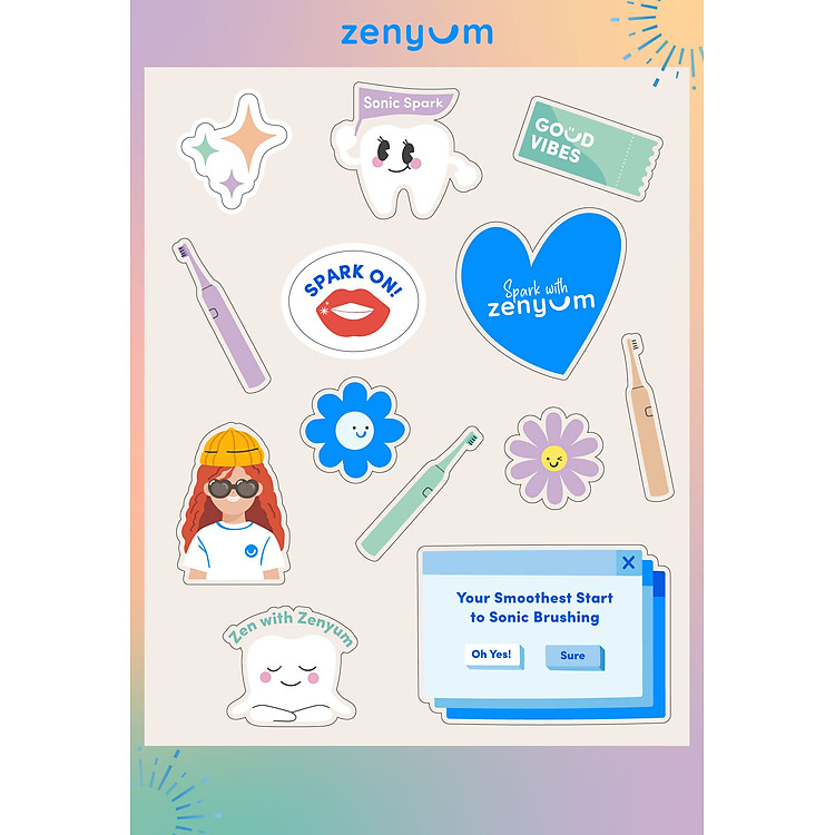 Sticker Zenyum Sonic Spark