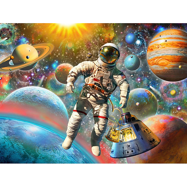 Bộ Tranh Ghép Hình Astronaut 1500 Mảnh Chính hãng Giá tốt - Hình ảnh 3