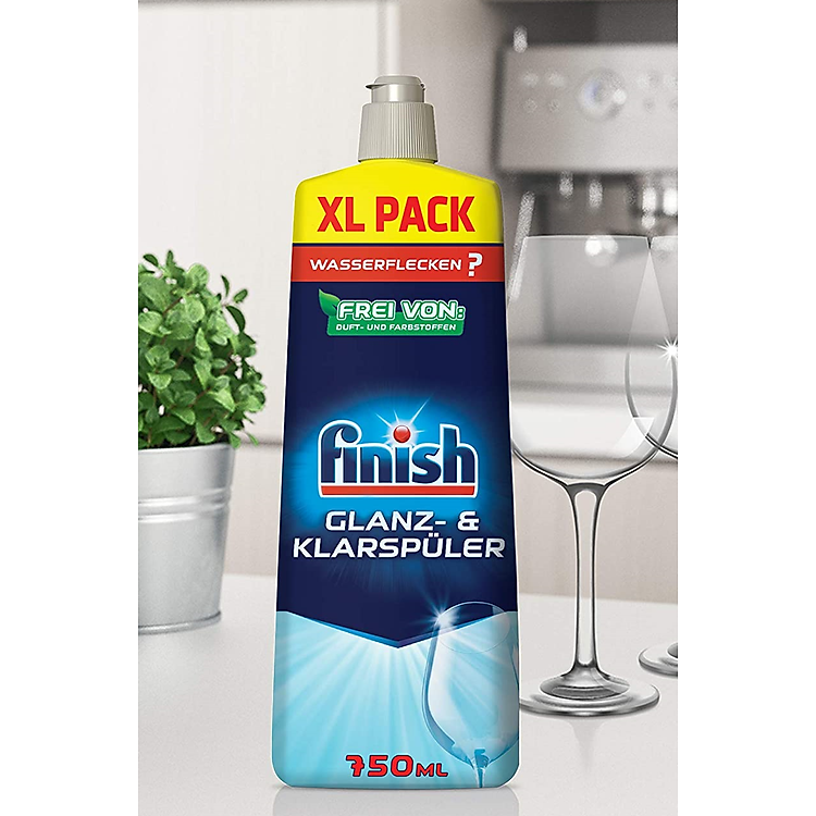 Viên rửa chén bát Finish quantum túi 60 viên,vệ sinh máy , vỉ treo khử mùi Finish