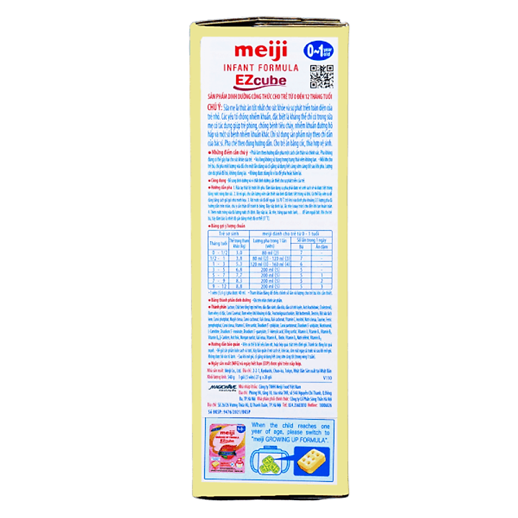 Sữa bột Meiji Ezcube 540g cho trẻ - Hình ảnh 4