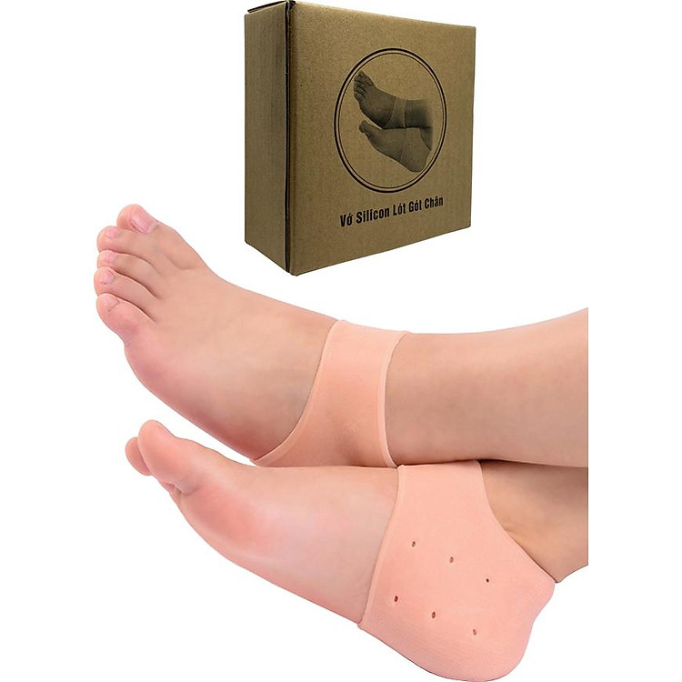 Bộ 3 đôi lót Silicon bảo vệ gót chân và chống nứt gót chân - Màu sắc ngẫu nhiên