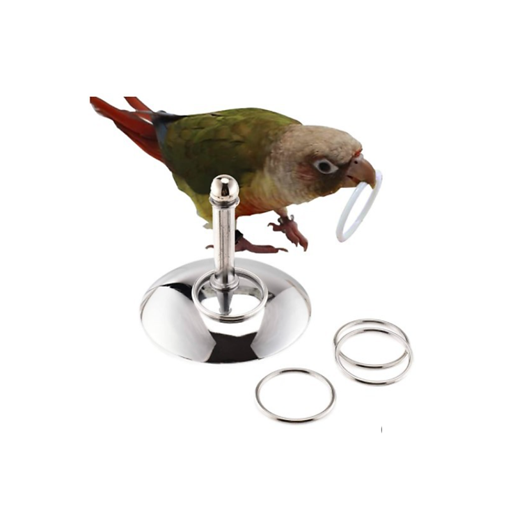 1 bộ bỏ vòng vào cột bằng inox cao cấp (dùng huấn luyện Vẹt)