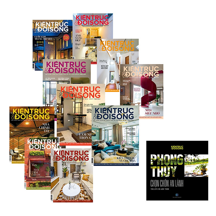 Tạp chí Kiến Trúc và Đời Sống Bộ 9 Cuốn Năm 2019