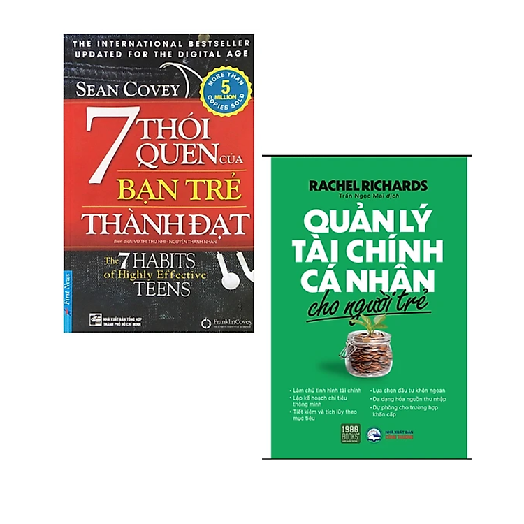 Combo 2Q Sách Tư Duy - Kĩ Năng Sống : Quản Lí Tài Chính Cá Nhân Cho Người Trẻ + 7 Thói Quen Của Bạn Trẻ Thành Đạt (Tái Bản)