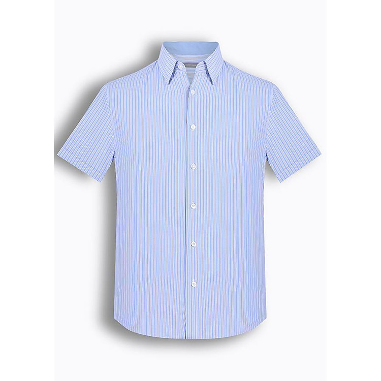 Áo Sơ Mi Nam Tay Ngắn Họa Tiết The Shirts Studio Hàn Quốc TD45F6156BL