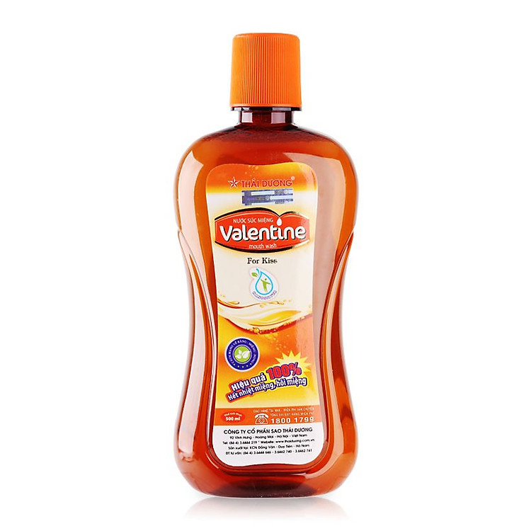 Nước súc miệng Valentine for Kiss