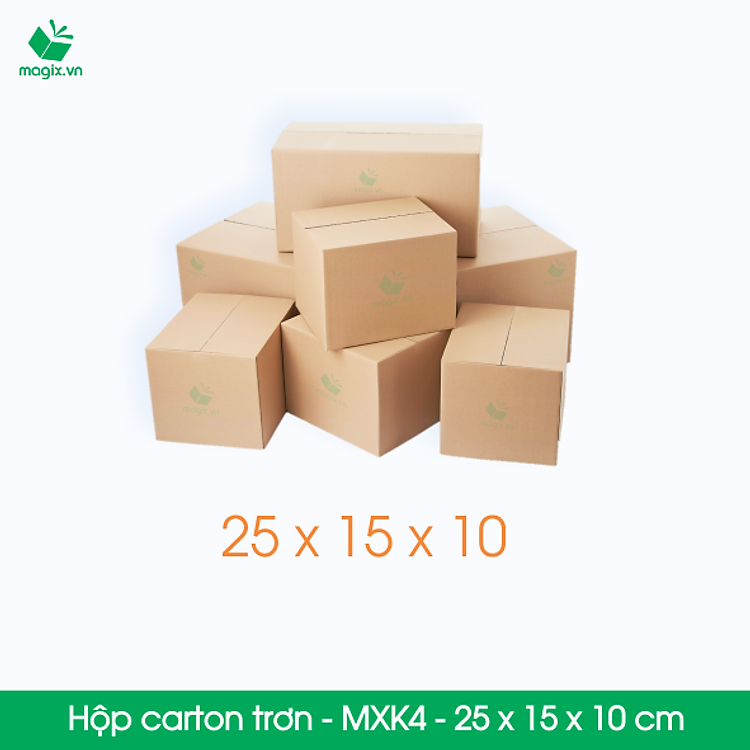 Hộp Carton MXK4 (25x15x10 cm, 60 thùng) - Ảnh 5