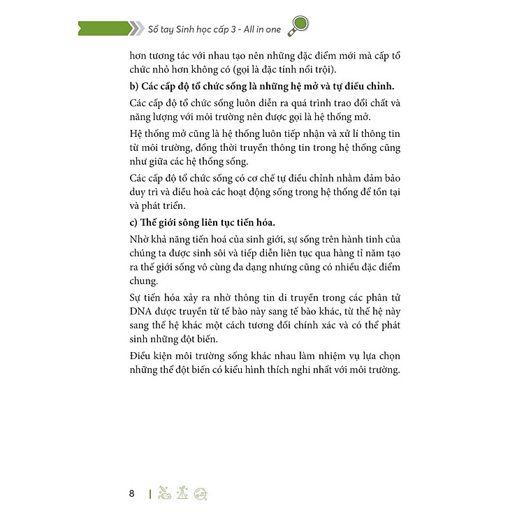 Sổ Tay Sinh Học Cấp 3 - All In One (Theo Chương Trình Giáo Dục Phổ Thông Mới) - Ảnh 7