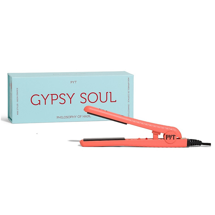 Máy Ép, Uốn Tóc Mini PYT Lõi Sứ - Mini Ceramic Neon Orange (Màu Cam Neon)