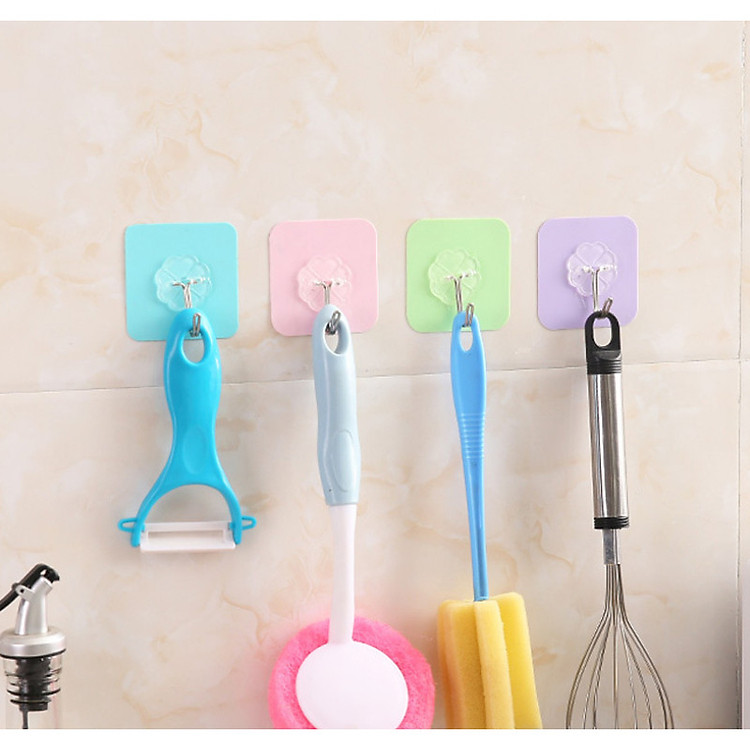 BỘ 10 MÓC TREO DÁN TƯỜNG SIÊU CHẮC - MẪU MỚI 2020