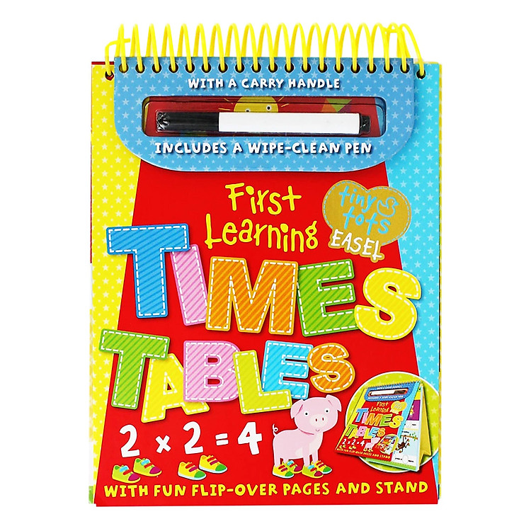 Sách Tiny Tots Easel First Learning : Times Tables (Includes a wipe-clean Pen)