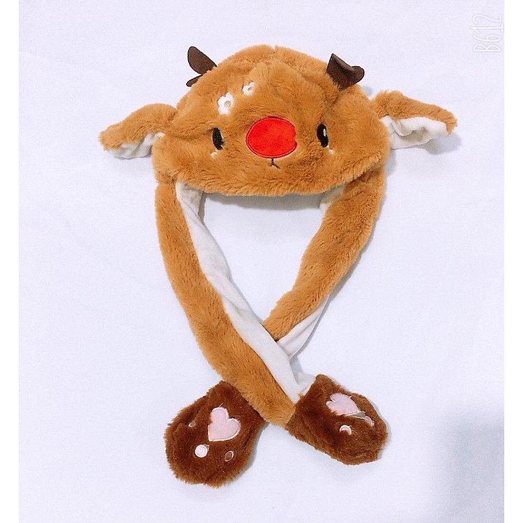 Mũ gấu tai giật cute