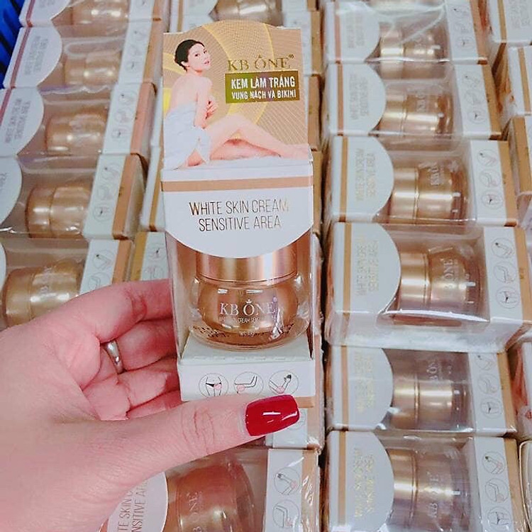 Kem Làm Mờ Giảm Thâm Vùng Bikini KB One - White Skin Cream Sensitive Area KBOne