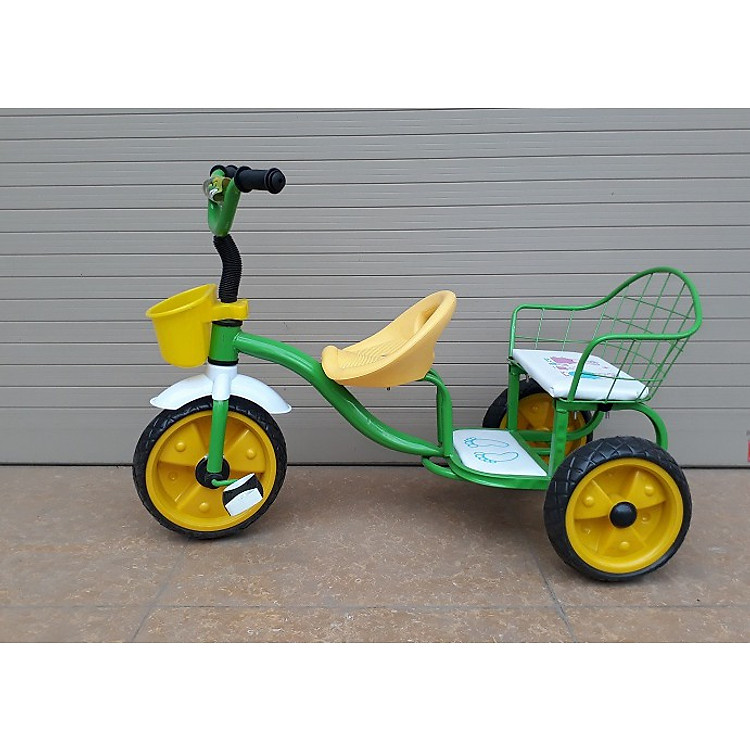 Xe đạp 3 bánh xích lô kéo (2 ghế)