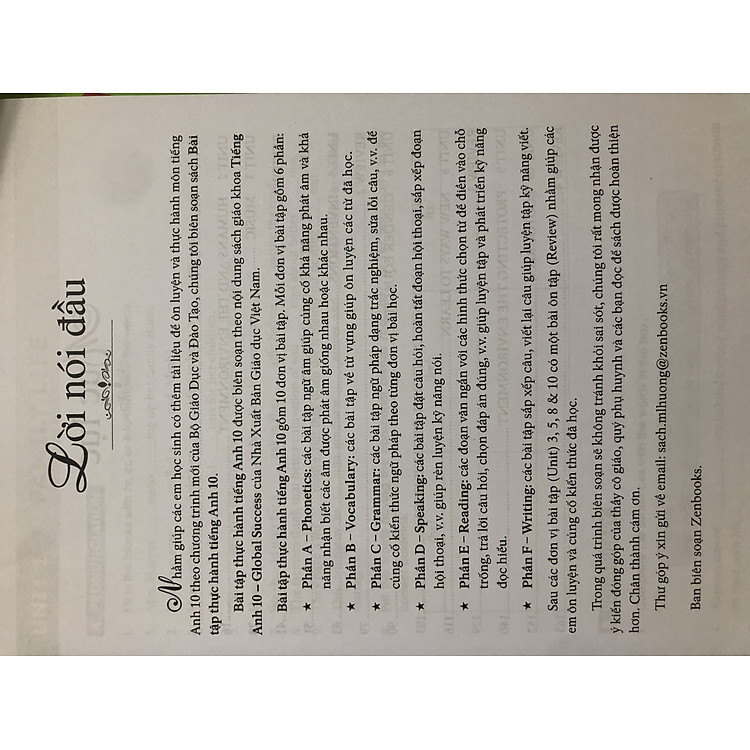 Bài Tập Thực Hành Tiếng Anh 10 (Global Success) - Ảnh 2