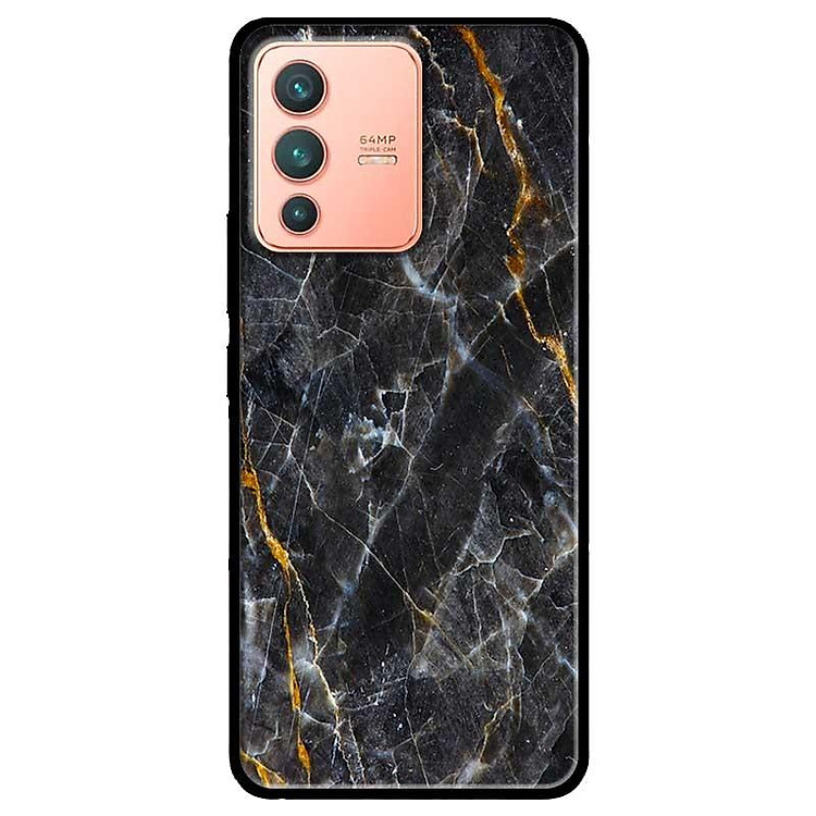 Ốp lưng dành cho Vivo V23 5G / S12 - Vivo Y15s / Y15A mẫu Đá Đen