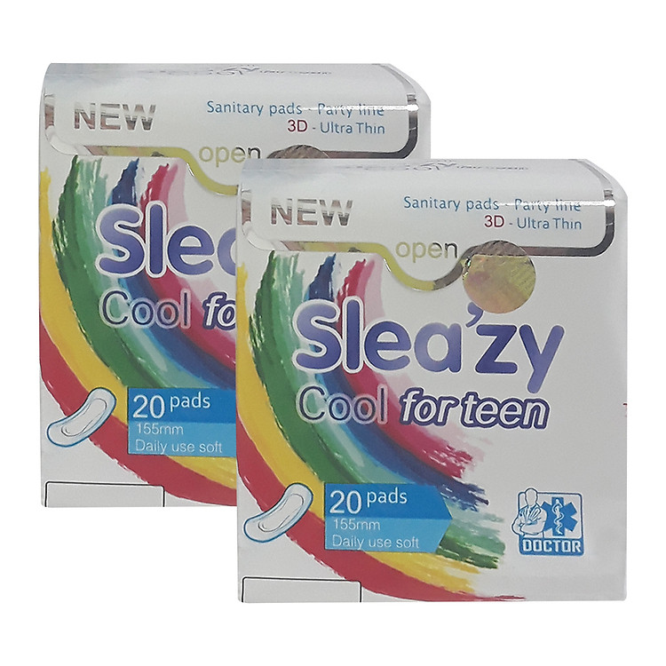 Combo 2 Băng Vệ Sinh Thảo Dược Doctor Care Sea'Zy Cool For Teen Hàng Ngày