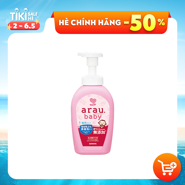 Nước Rửa Bình Thảo Mộc Arau Baby 500ml Chính hãng Giá tốt - Hình ảnh 3