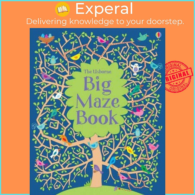 Sách - Big Maze Book by Kirsteen Robson (UK edition, paperback)