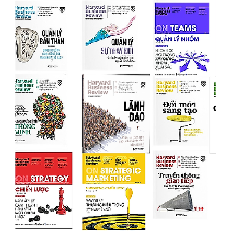 Combo Harvard Business Review - On Point - Ấn Phẩm Dành Cho Doanh Nhân - Trọn Bộ 9 Cuốn