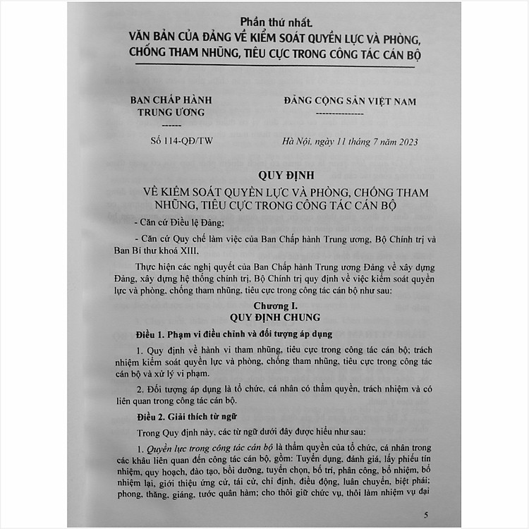 Hệ Thống Văn Bản Về Phòng Chống Tham Nhũng - Ảnh 3