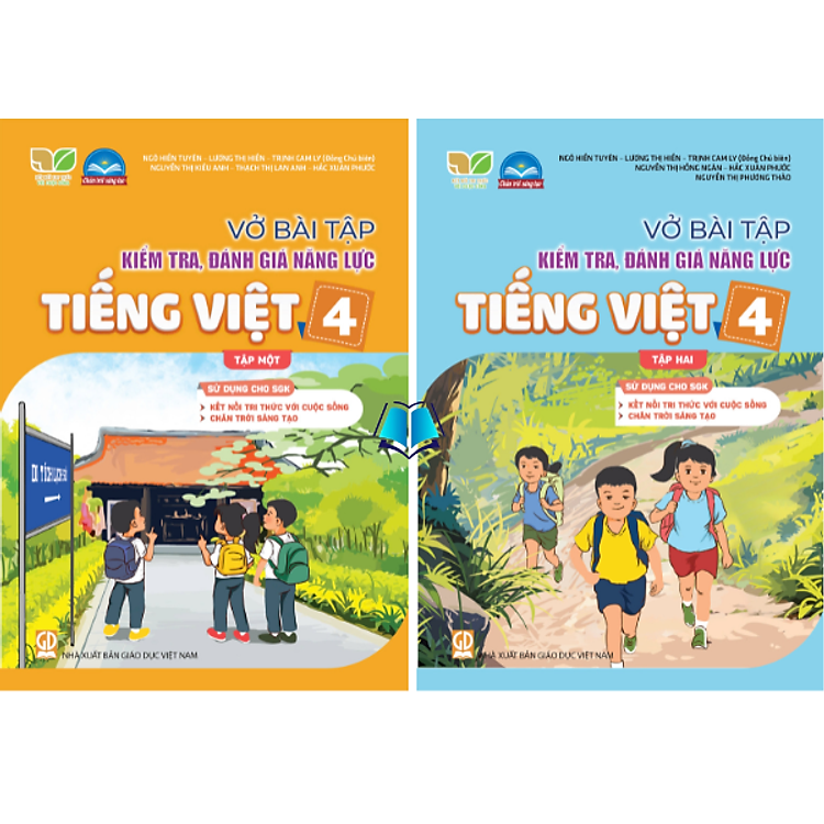 Vở bài tập kiểm tra, đánh giá năng lực Tiếng Việt 4 – Tập 1.2