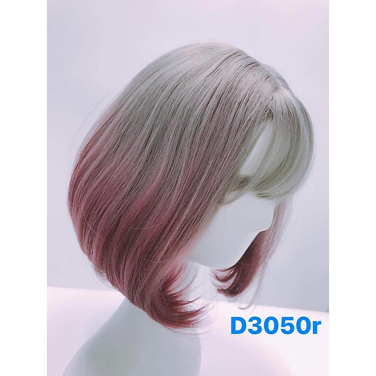 Tóc giả nguyện đầu omber 7 màu - Tặng lưới chùm tóc