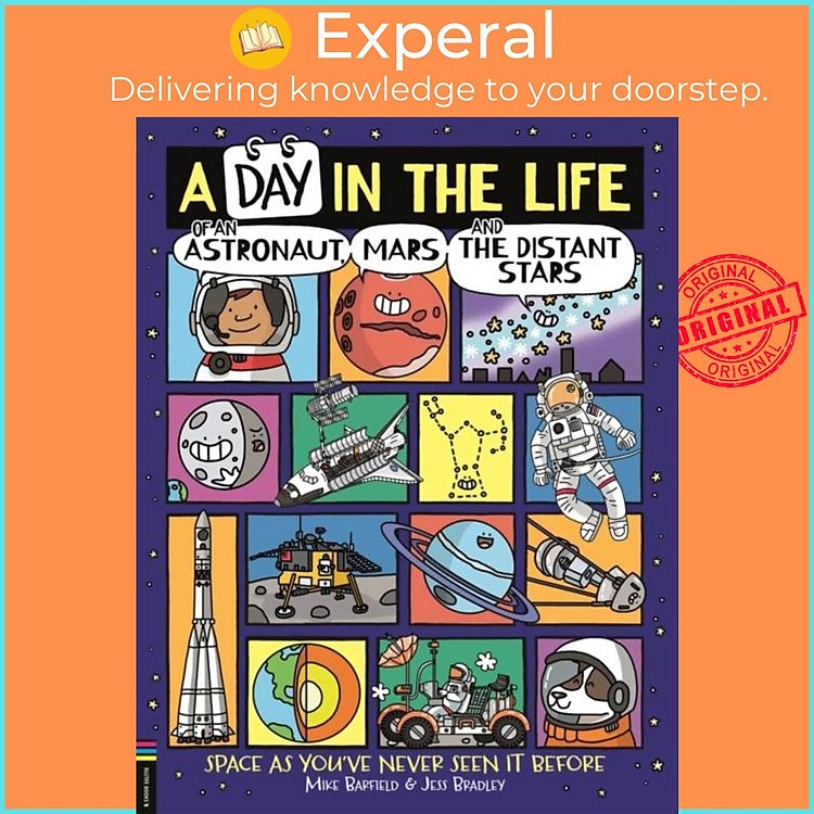 Sách - A Day in the Life of an Astronaut, Mars and the Distant Stars - Space as by Jess Bradley (UK edition, paperback)