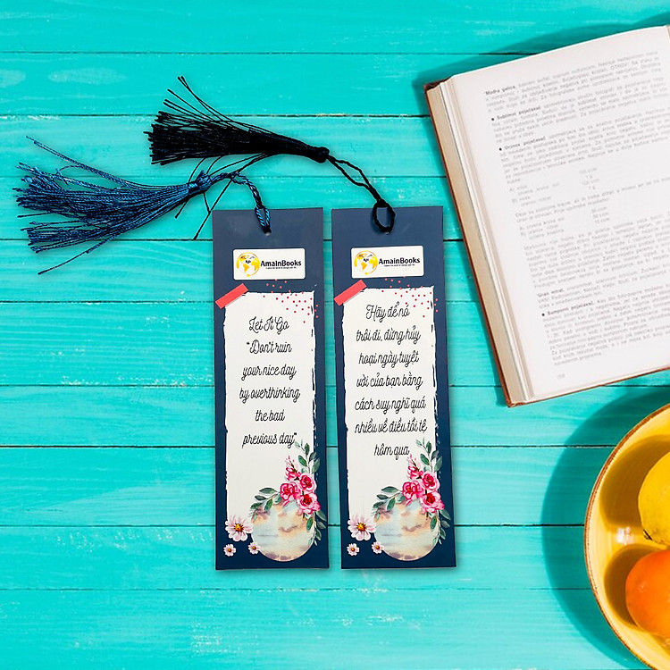 Bookmark đánh dấu sách truyền cảm hứng có tua rua - Ảnh 2