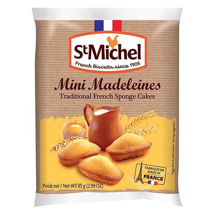 Bánh Cake St Michel Mini Madeleines (85g)