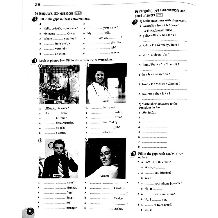 Face2face Starter Workbook with Key - Ảnh 4