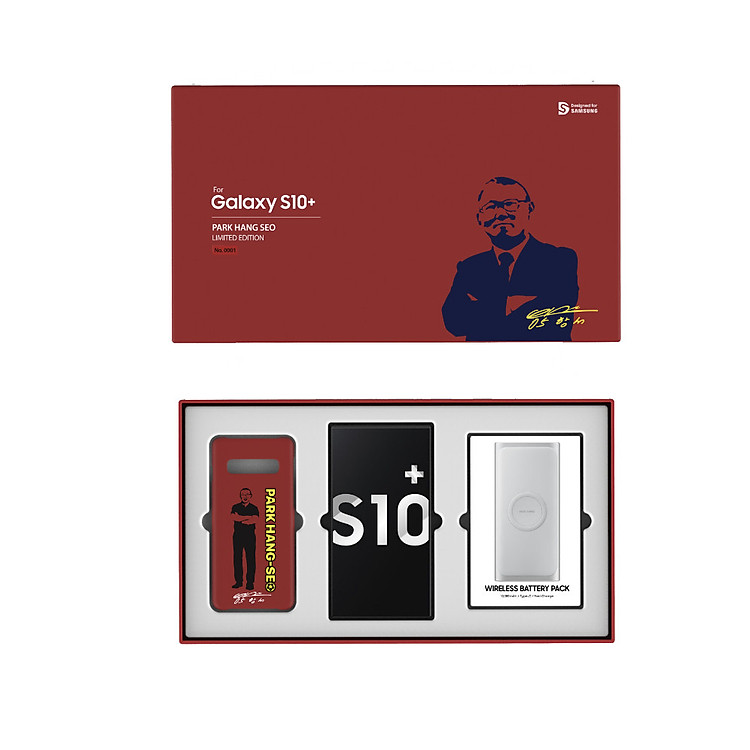 Điện thoại Samsung Galaxy S10+ phiên bản Park Hang Seo (128GB/6GB) phiên bản đặc biệt - Hàng chính hãng