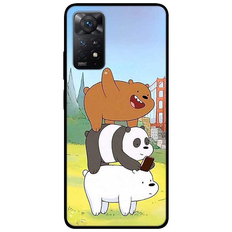 Ốp lưng dành cho Xiaomi Redmi Note 11 Pro 5G - Bộ Ba Chú Gấu