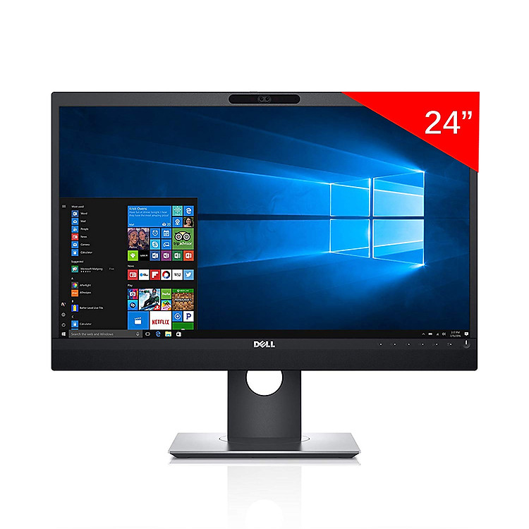 Màn Hình Dell P2418HZ 24inch FullHD 6ms 60Hz IPS Tích Hợp Camera 2MP - Hàng Chính Hãng