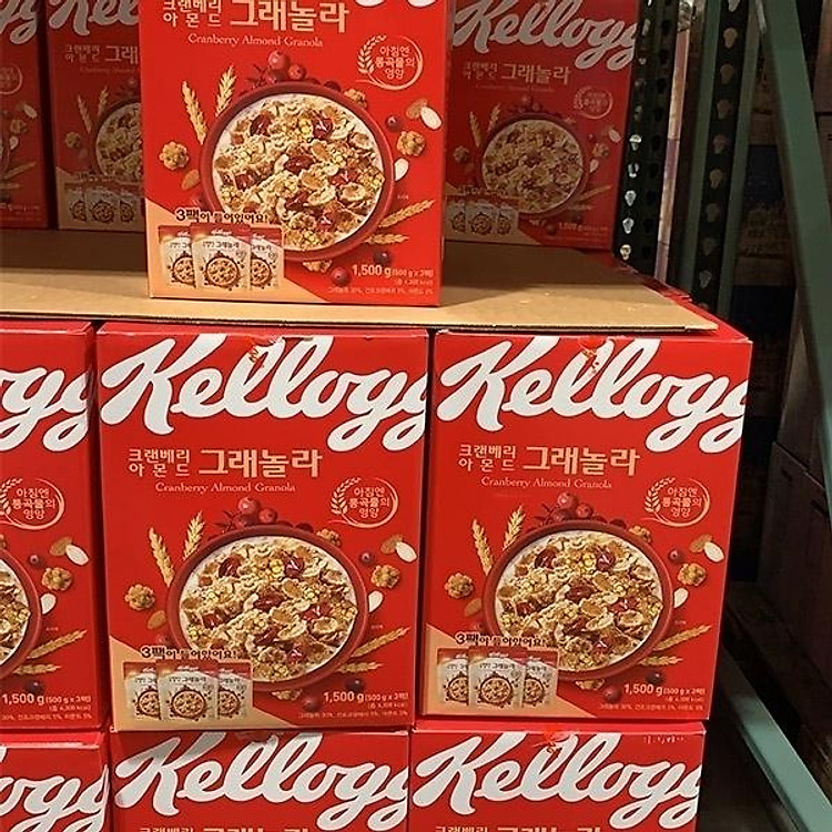 Kellogg's Cranberry Almond Granola 500g X 3ea