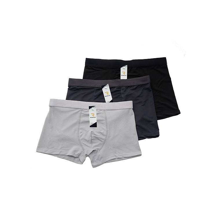 Combo 3 Quần sịp nam thông hơi, quần lót nam chất cotton thun lạnh mịn mát - ZQ204
