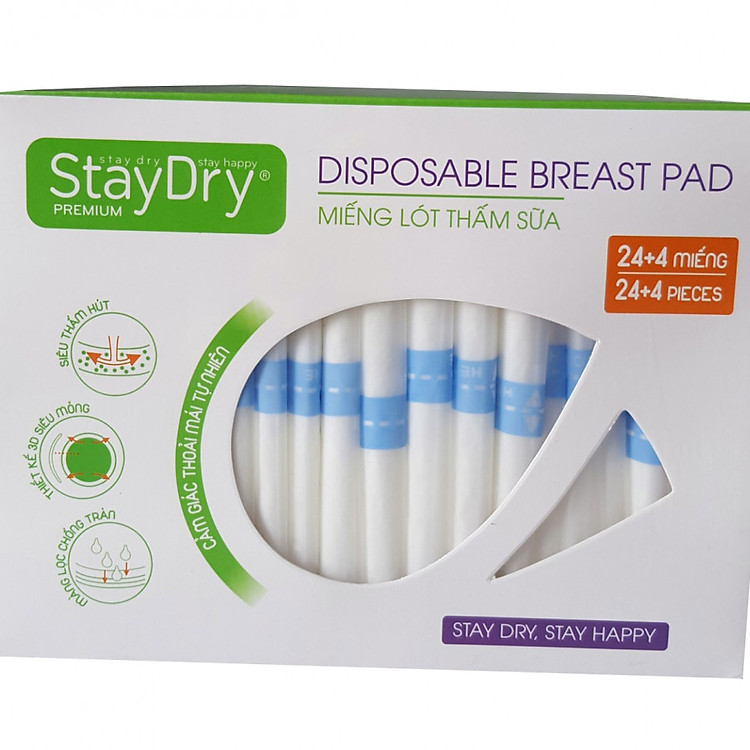 Miếng lót thấm sữa StayDry Premium Đảm bảo Ưu đãi - Hình ảnh 2