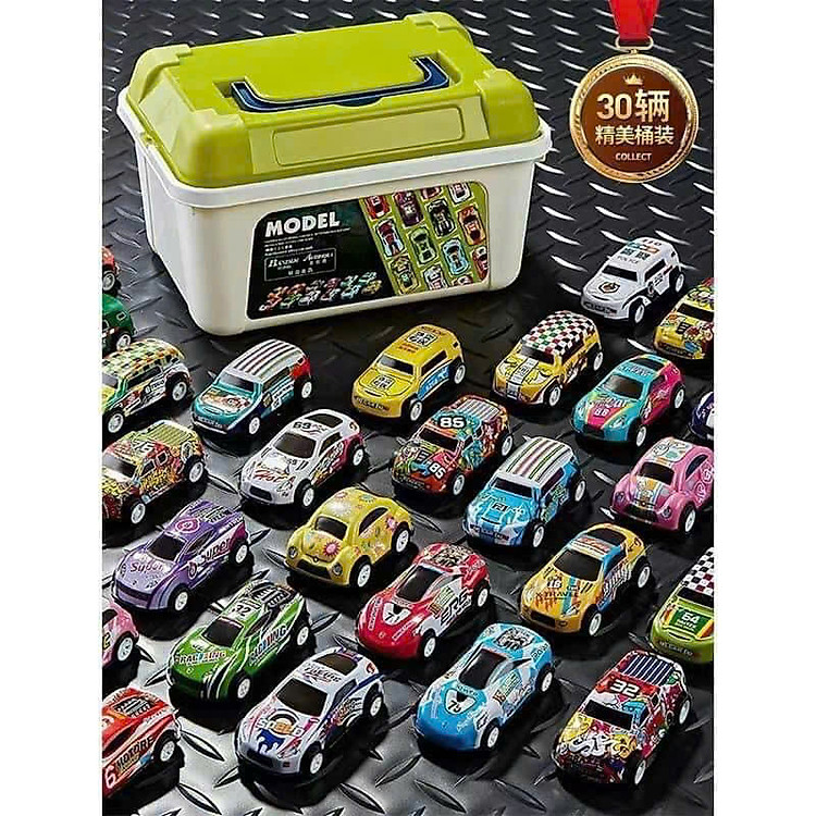 Bộ Ô Tô Đồ Chơi Mini 30 Xe Chính hãng Ưu đãi - Hình ảnh 5