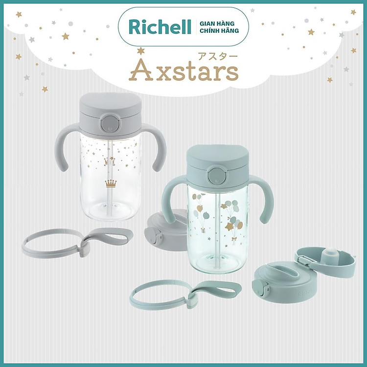 Bộ bình hút AXSTARS Richell Nhật Bản Chính hãng Ưu đãi - Hình ảnh 3