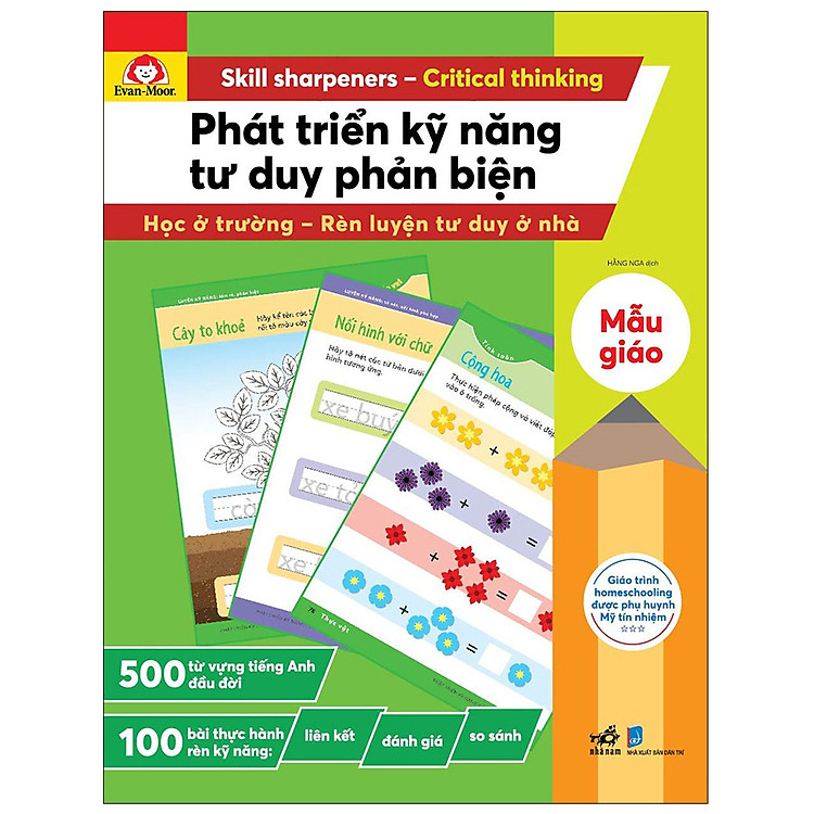 Sách Phát Triển Kỹ Năng Tư Duy Phản Biện – Mẫu Giáo