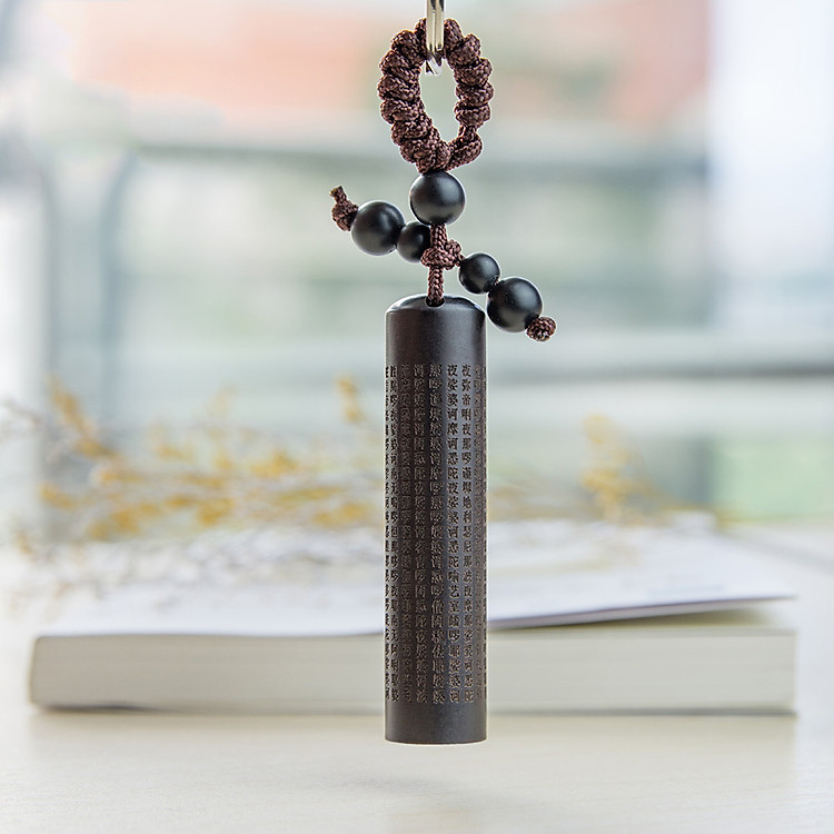 Móc Khóa Gỗ Sét Đánh Chạm Trú Đại Bi