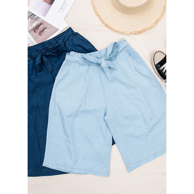 Quần Kiểu Cullotes Jeans KASS