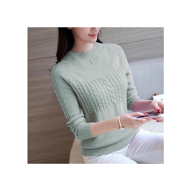 Áo len nữ thời trang chất co dãn dày dặn